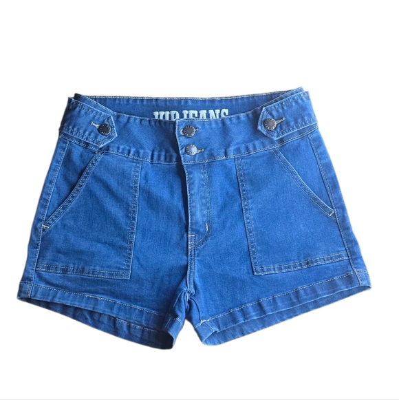 VIP Pants - V.I.P Blue Stretch Jean Shorts Juniors Size 5/6
